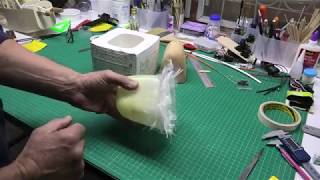 RC Piper Cub J3 balsa plane build - Pt 9: Making a Cowl