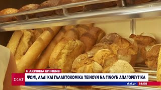 Η ακρίβεια επιμένει: Ψωμί, λάδι και γαλακτοκομικά τείνουν να γίνουν απαγορευτικά | Ειδήσεις