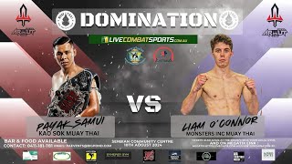 Payak Samui Vs Liam O'Connor - Domination Muay Thai 30