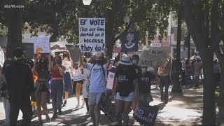 Hundreds of activists participate in political rallies across Northern California