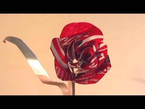 How to Make Coke Can Rose - Valentines Day Gift How to Make Coke Can Rose - Valentines Day Gift