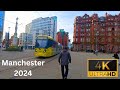 10 MINUTES in MANCHESTER in the Morning 🌥️ / Walking Tour Manchester 4K 60FPS