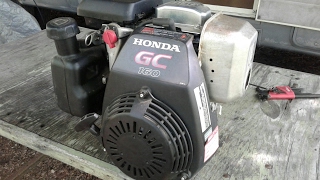 Bench Testing a Honda GC160 Engine...and Eating Peanuts