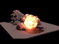 explosions test in 3ds max with phoenix fd