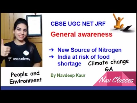 General awareness CBSE UGC NET | Climate Change | People and environment General awareness CBSE UGC NET | Climate Change | People and environment