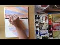 watercolor time lapsed tutorial vibrant winter