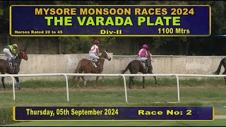 Race No 2 The Varada Plate  DIV - 2