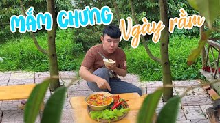 Mắm chưng chay cho ngày rằm cùng Thiện Nhân | Thiện Nhân Rì Viu