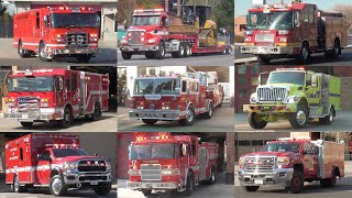 Fire Trucks Police \u0026 EMS Responding Compilation 2025 #3: January 2025 Recordings