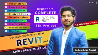 REVIT Beginners Tutorial | Revit BIM Project [COMPLETE]