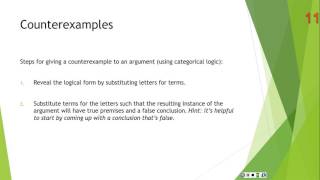 Critical Thinking Lecture: Counterexamples to Deductive Arguments