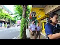 4k hdr bangkok city walk 2024 bts saphan taksin to asiatique thailand street walk