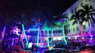 Clevelander South Beach at Night 30 Nov 2019