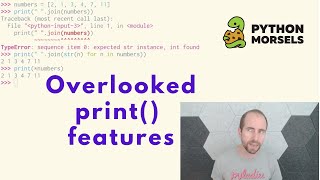 Python's powerful print() function