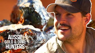 Have The Fire Crew Just Found Their Fortune With A New Black Opal Source? | Outback Opal Hunters