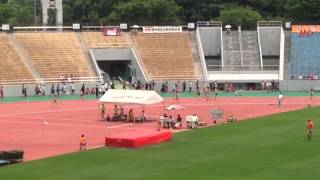 第75回愛知県陸上競技選手権大会リレー競技  女子4×100mR 予選第5組 2015/7/11