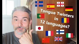 Multilingual Challenge | My Favorite Tongue Twisters in 12 Languages! (incl. Finnish, Georgian...)