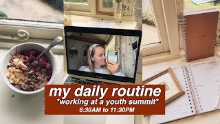 Full Daily Routine when working + I'm releasing an academic planner!!