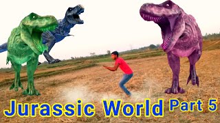 T Rex Chase | Jurassic World 5 | Some Dinosaur Attack In Real Life #jurassicworld #trex #viral