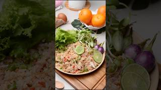 ข้าวคลุกปลาทูน่ากระป๋อง | canned tuna with rice + topping.