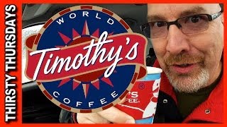 Thirsty Thursdays - Timothy's Peppermint Swirl Latte Hot Beverage Review (Red Velvet FAIL)