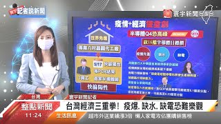 台灣經濟三重拳! 疫爆.缺水.缺電恐難樂觀｜寰宇新聞20210521