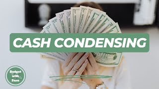 Cash condensing | Bill swap \u0026 exchange | cash envelopes | sinking funds | budgetwithjane | euros