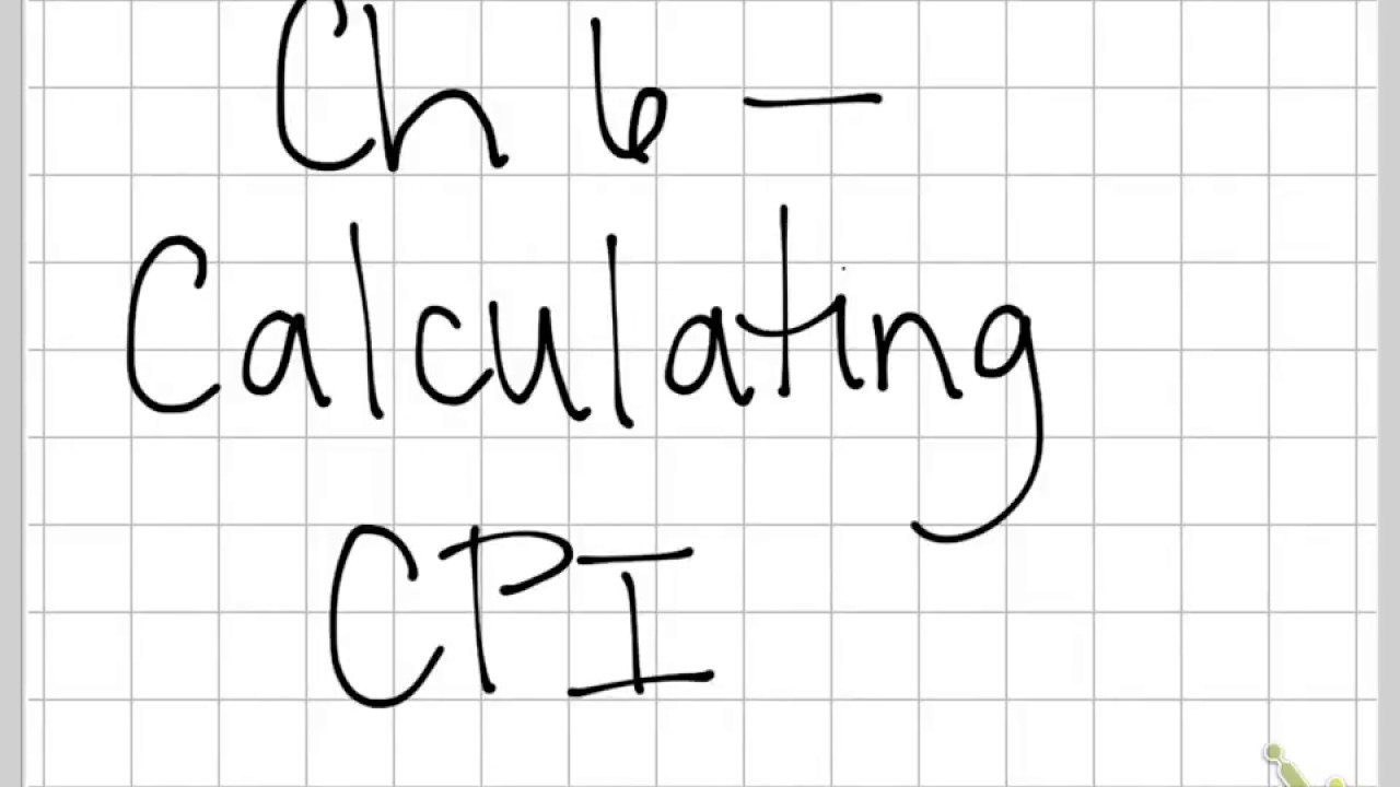 Calculating Cpi Youtube