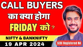 Nifty and BankNifty Prediction for Friday, 19 Apr 2024 | BankNifty Option Tomorrow | Rishi Money