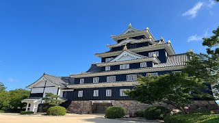 【岡山城】五重六階の漆黒の天守！　宇喜多秀家の金箔瓦が目を引く岡山城をおさんぽ／岡山県・岡山市