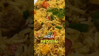 High protein soya chunks rice recipe #shorts