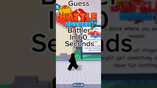 Guess The Battle Bricks Battler in 60 seconds part 2 #roblox #tbb