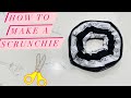 DIY SCRUNCHIES , How to make a scrunchie by deni collection