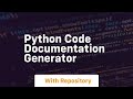 python code documentation generator