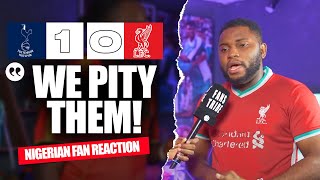 TOTTENHAM 1-0 LIVERPOOL (Karibi - NIGERIAN FAN REACTION) EFL CUP - 2024-2025 HIGHLIGHTS