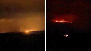 Huge fire breaks out on Dartmoor in Devon