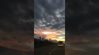 日常121 余光映照 绝美橙黄色的晚霞 EXTRAORDINARY SUNSET VIEW