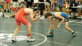 Jordan Mercado of Johnsburg Skyhawks [G] v. Beckham Cundiff of Lincoln-Way Central [R] (111)