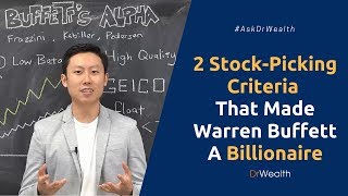 2 Stock Picking Criteria That Made Warren Buffett A Billionaire | #AskDrWealth