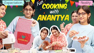 FUN COOKING with ANANTYA -  Expectation vs Reality | Trying Instagram Viral Recipe | CookWithNisha