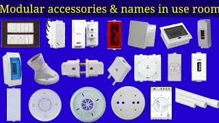 wiring accessories list 2 || house wiring modular electrical accessories ||