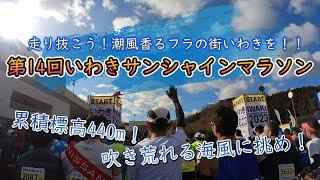 第14回いわきサンシャインマラソン〜吹き荒れる海風に挑んでギリSub3.5〜