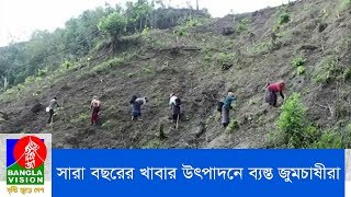 পাহাড়ের পর পাহাড় ন্যাড়া করে সারা বছরের খাবার উৎপাদনে ব্যস্ত | Banglavision News