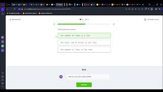 51 Module Quiz | Python Developer | Sololearn