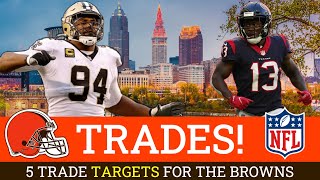 5 Cleveland Browns NFL Trade Targets Ft. Cameron Jordan & Brandin Cooks