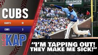 REKAP ®: ⚾️ Chicago Cubs 18-3 loss to SF Giants. ‘I'm tapping out! This team makes me want to puke!’