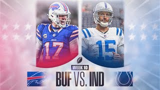 Buffalo Bills vs Indianapolis Colts (Week 10 Prediction) In Madden 25!