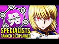 ALL Hunter x Hunter Specialists RANKED and EXPLAINED!