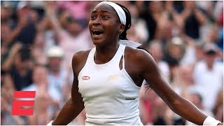 Coco Gauff completes epic comeback to advance to the Round of 16 | 2019 Wimbledon Highlights