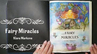 Fairy Miracles  Klara Markova  Flip through(some pages are colored in)